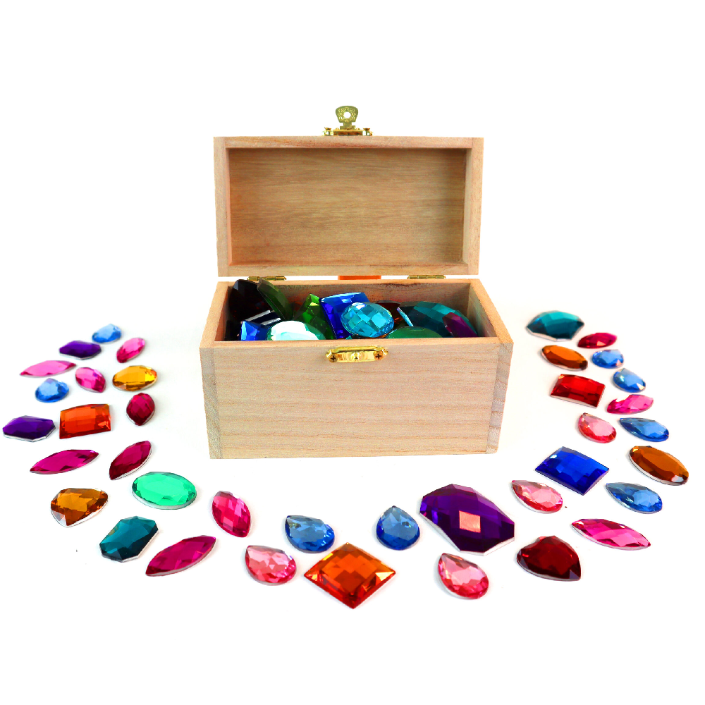 Treasure Chest with Sparkling Treasure