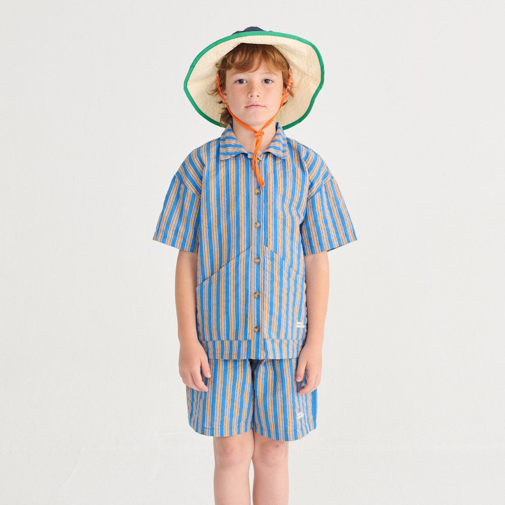 New Hairline Denim Bermuda Shorts