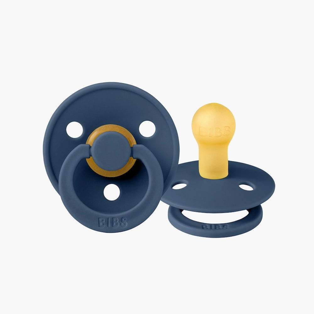 Bibs Dummy Twin Pack Steel Round