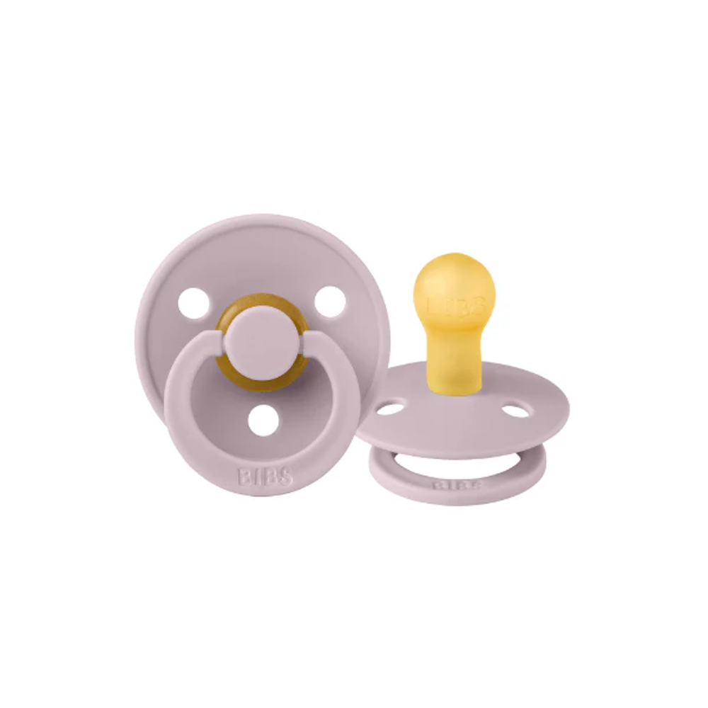 Bibs Dummy Dusky Lilac Round