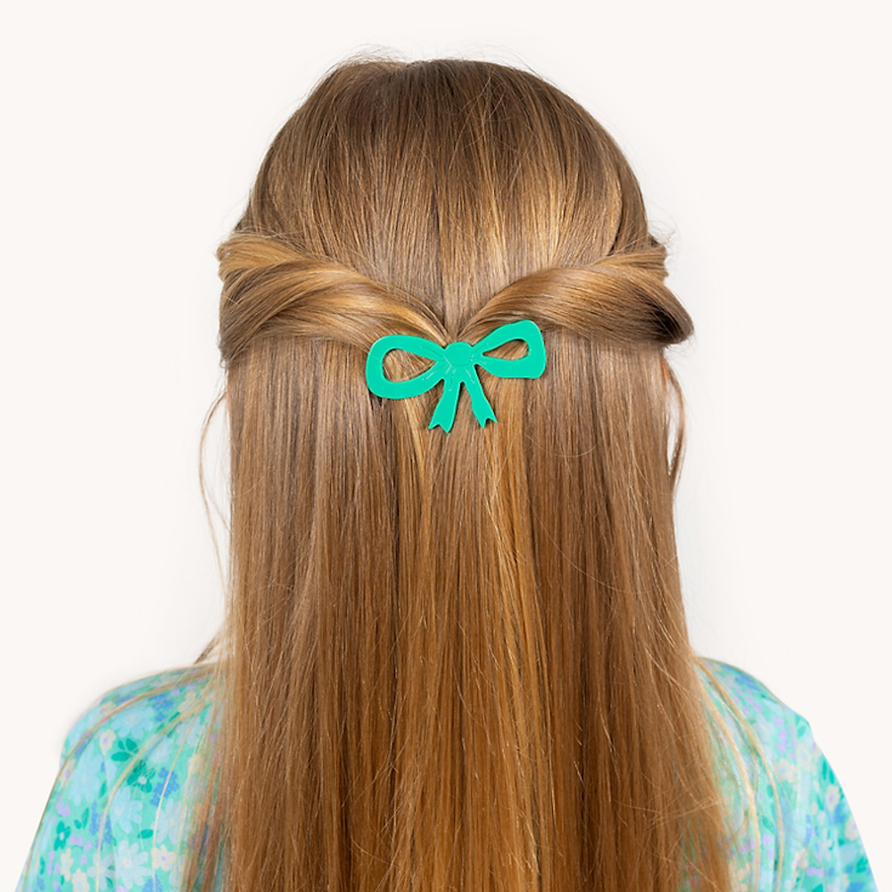 Bow Clip Emerald