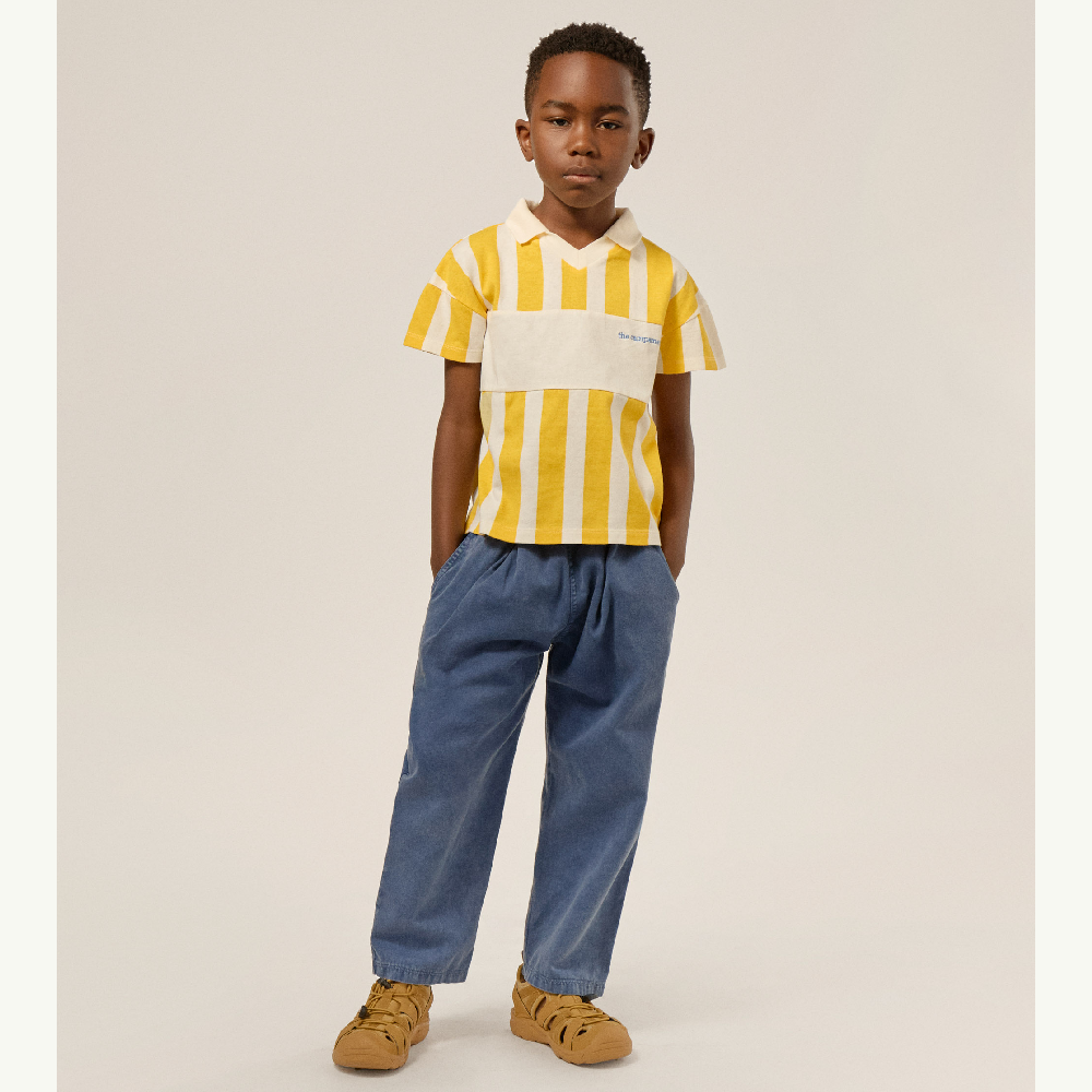 Blue Washed Kids Trousers