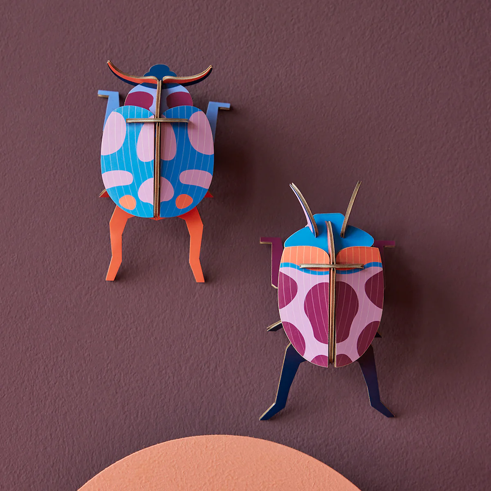 Wall Art Coccinelle Couple Beetles