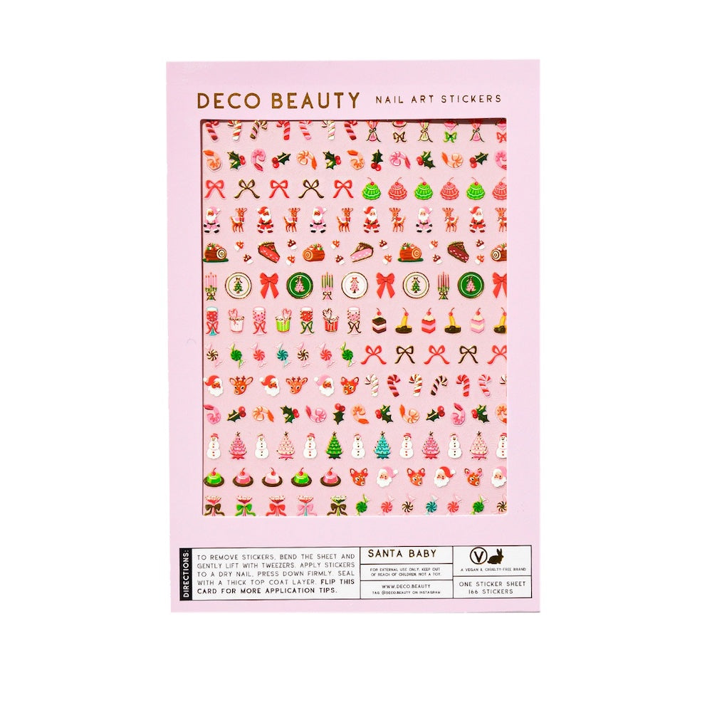 Santa Baby Nail Art Stickers