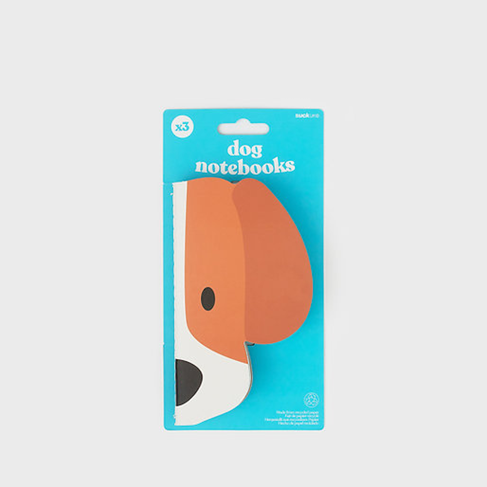 Dog Shaped Notebooks