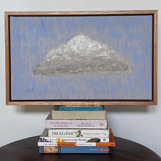 Joyful Cloud Original Framed Drawing