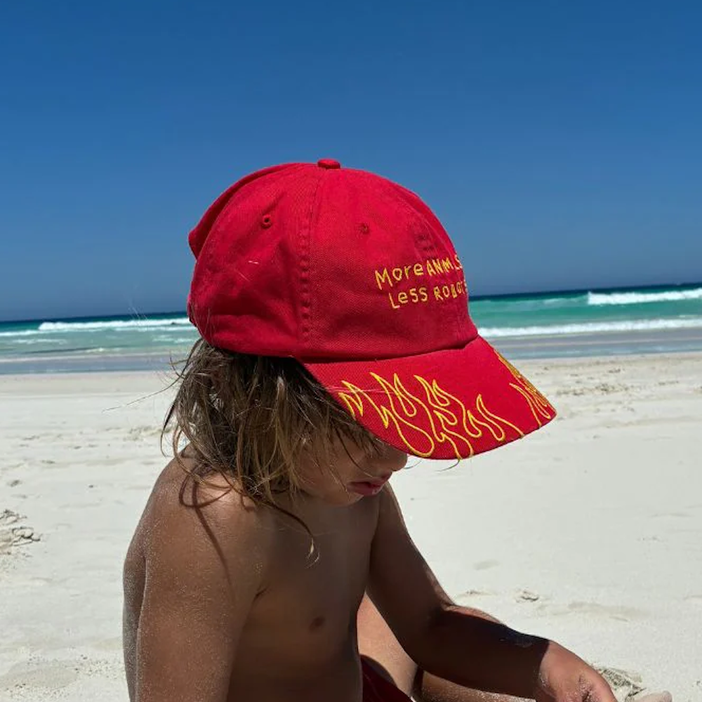 Flame Cap Racer Red