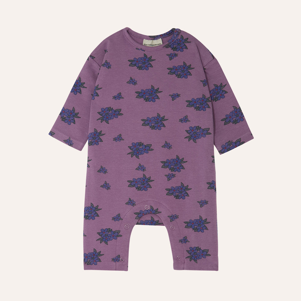 Flowers Long Sleeve Baby Overall