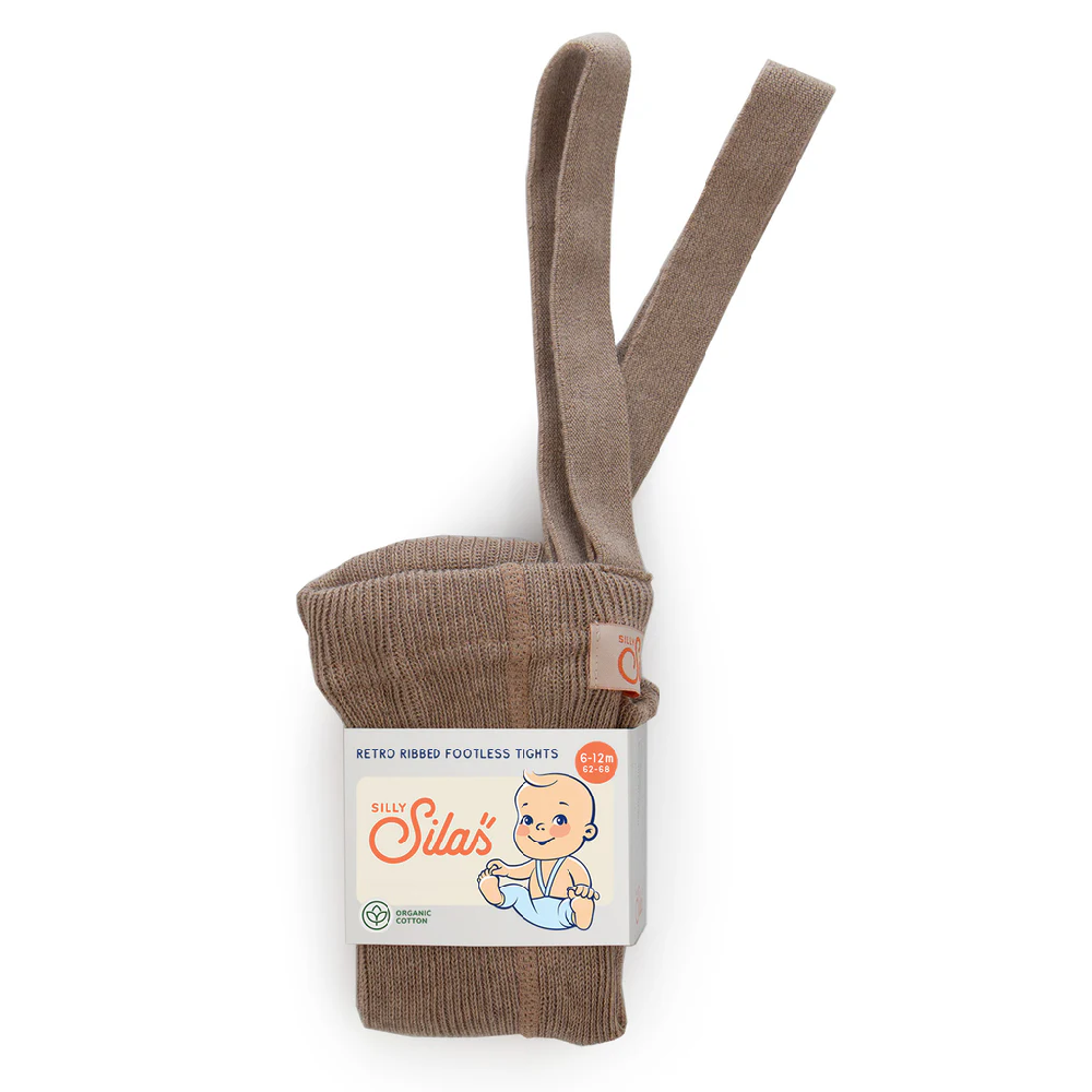 Footless Cotton Tights Cocoa Blend