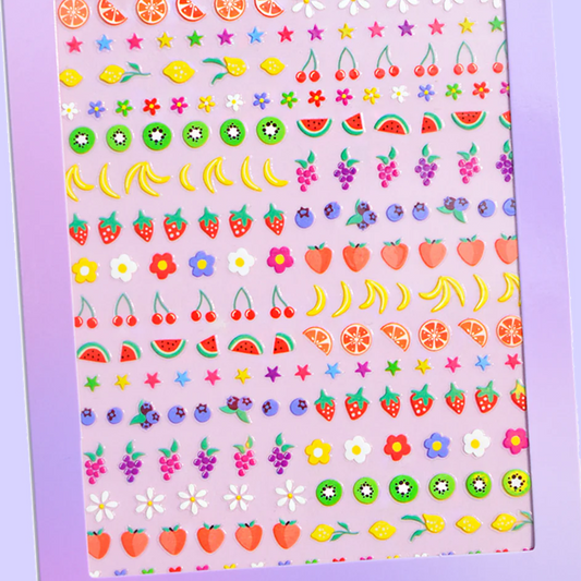 Fruit Salad Nail Art Stickers