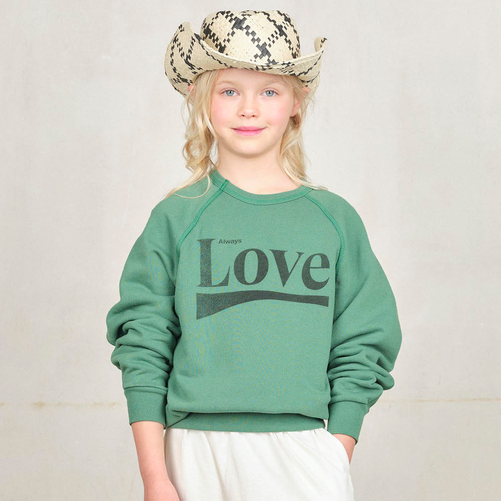 Green Love Shark Sweatshirt