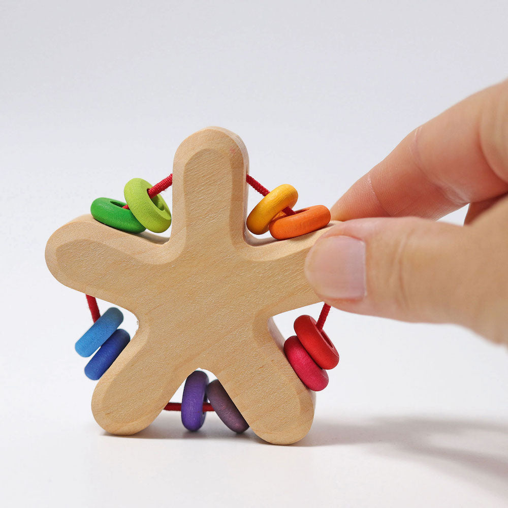 Rattle Star with Beads