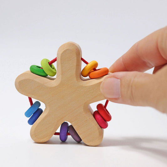 Rattle Star with Beads
