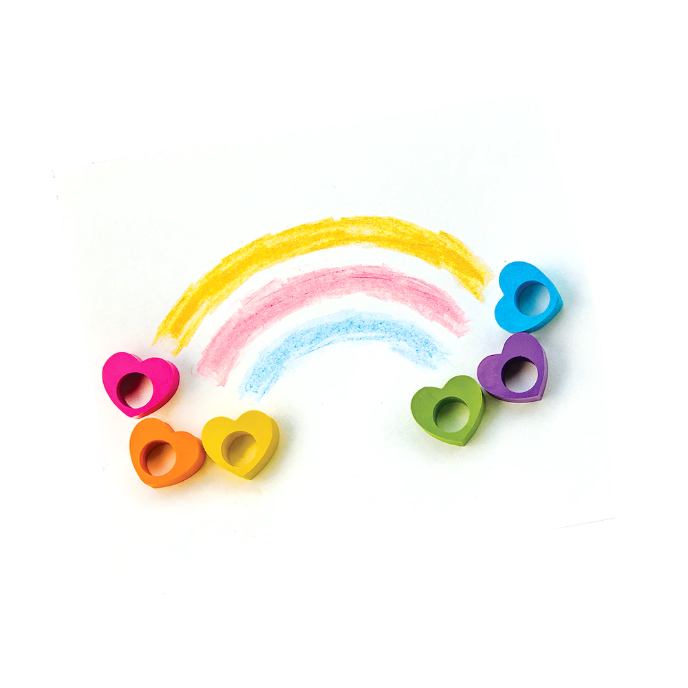 Heart Rings Crayons