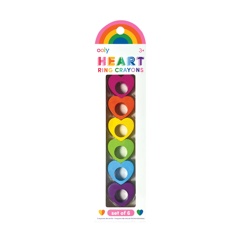 Heart Rings Crayons