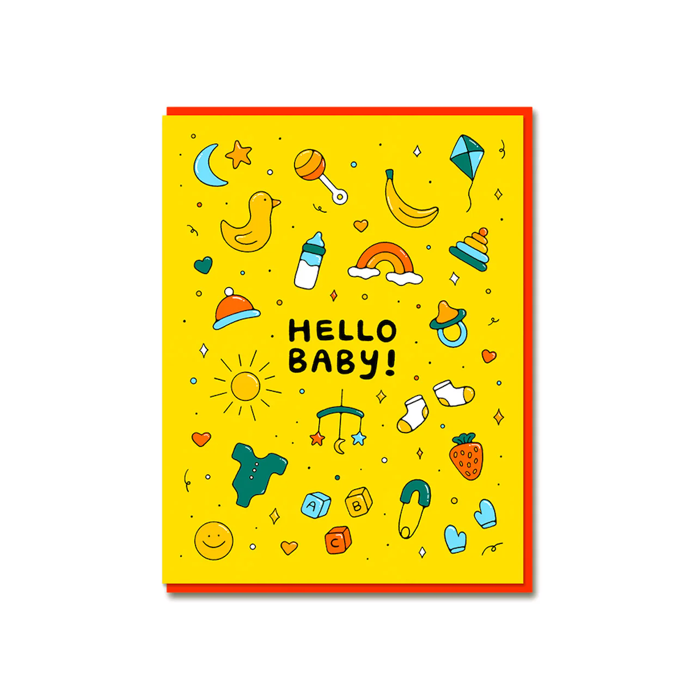 Hello Baby Greeting Card