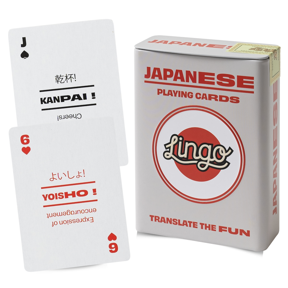 Japanese Travel Playing Cards In Tin