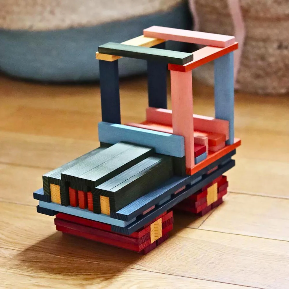 Building Planks 100 Octocolour Set With Wooden Case