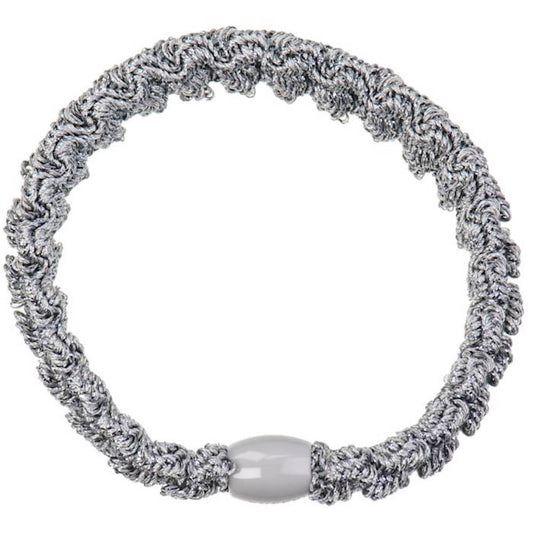 Lace Steel Grey Hair Tie