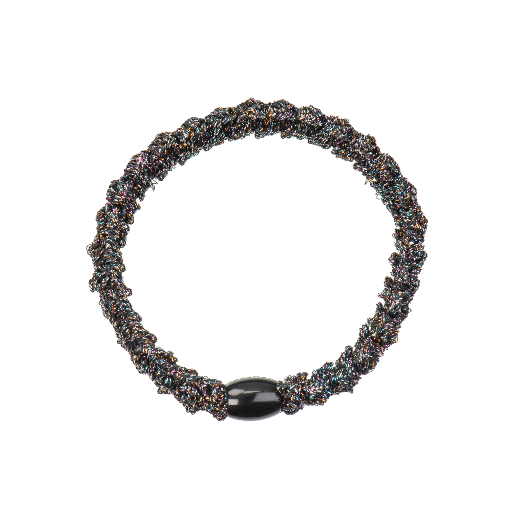 Lace Multi Petrol Glitter Hair Tie