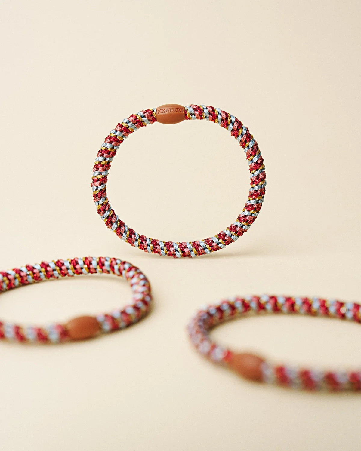 Slim Bordeaux Curry Hair Tie