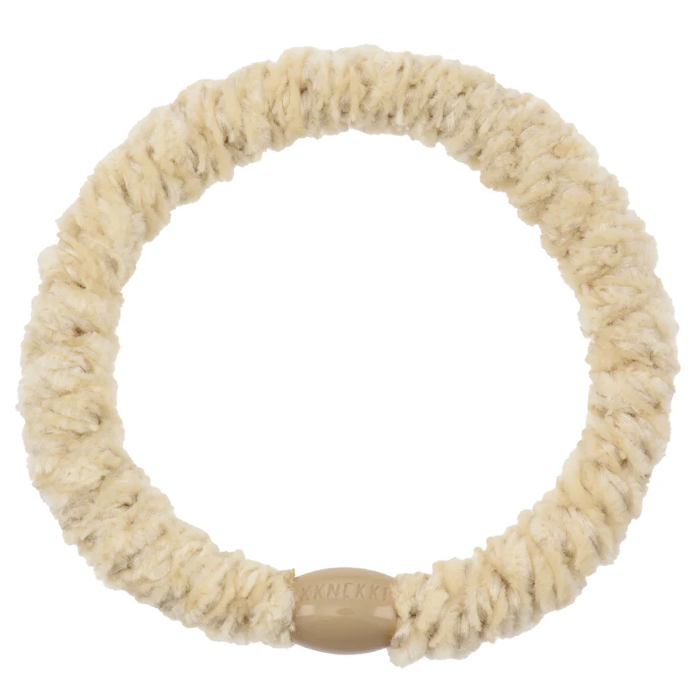 Velvet Creme Hair Tie