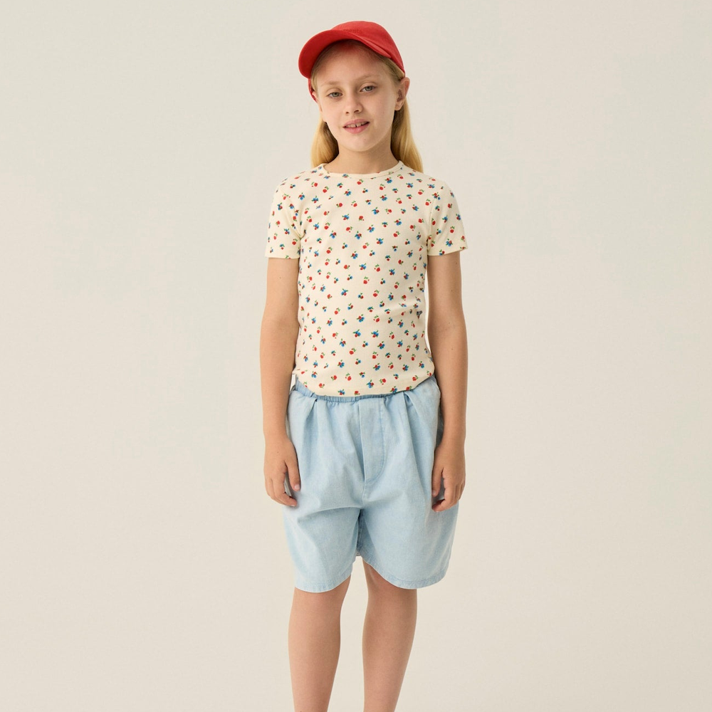 Light Blue Denim Shorts
