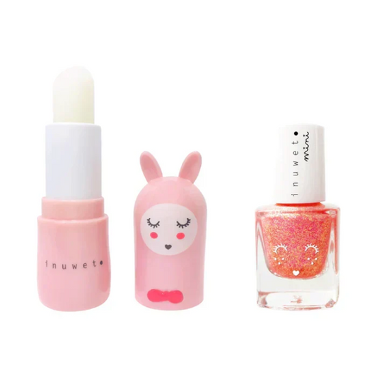 Strawberry Lip Balm + Nail Polish Duo