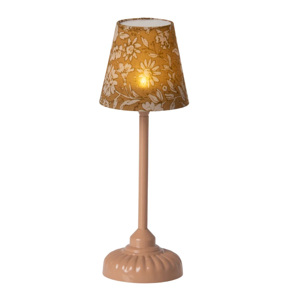 Miniature Floor Lamp Mouse Dark Powder