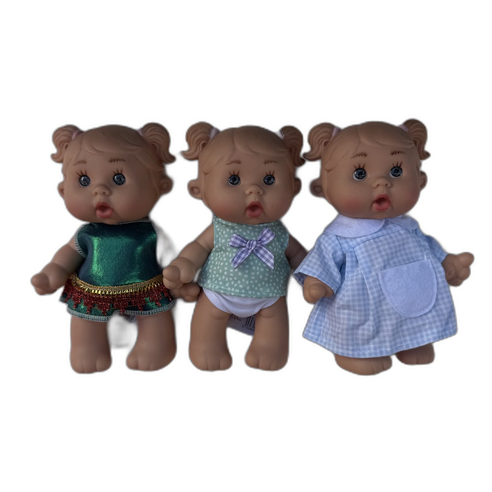 Baby Doll Girl Pigtails Assorted