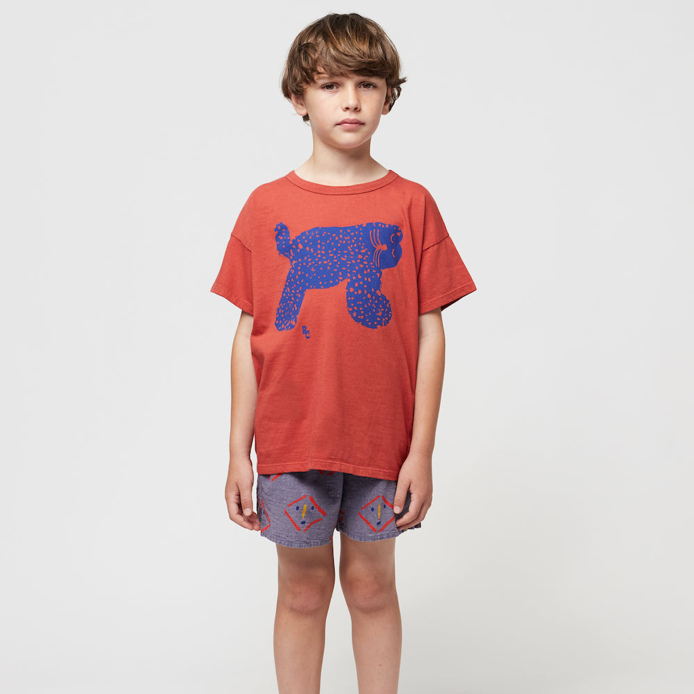 Masks All Over Woven Shorts