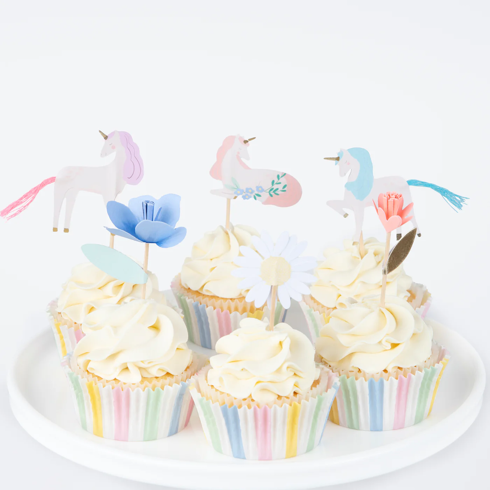 Meadow Unicorns Cupcake Kit (24 toppers)