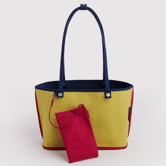 Medium Nylon Reversible Tote Navy Mix