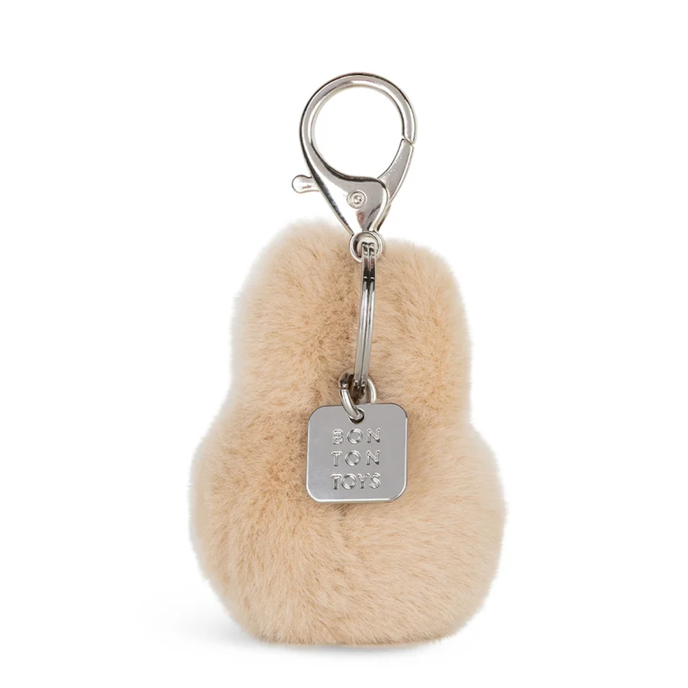 Miffy Eco Fuzzy Keychain Beige