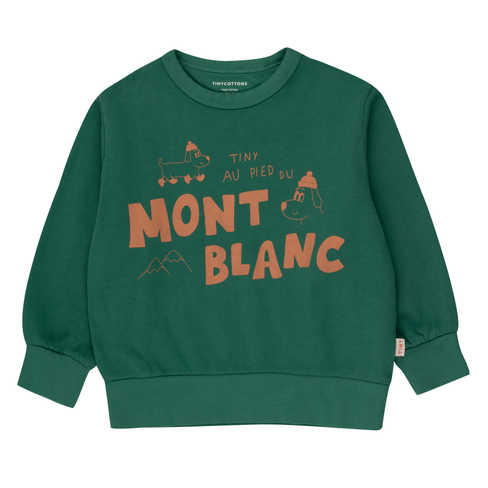 Mont Blanc Sweatshirt Dark Green