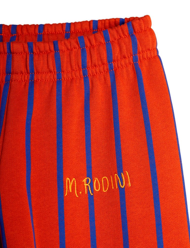 Vertical Stripe AOP Sweatpants Red
