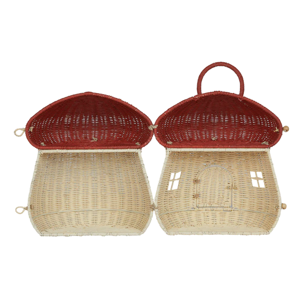 Mushroom Doll House Red