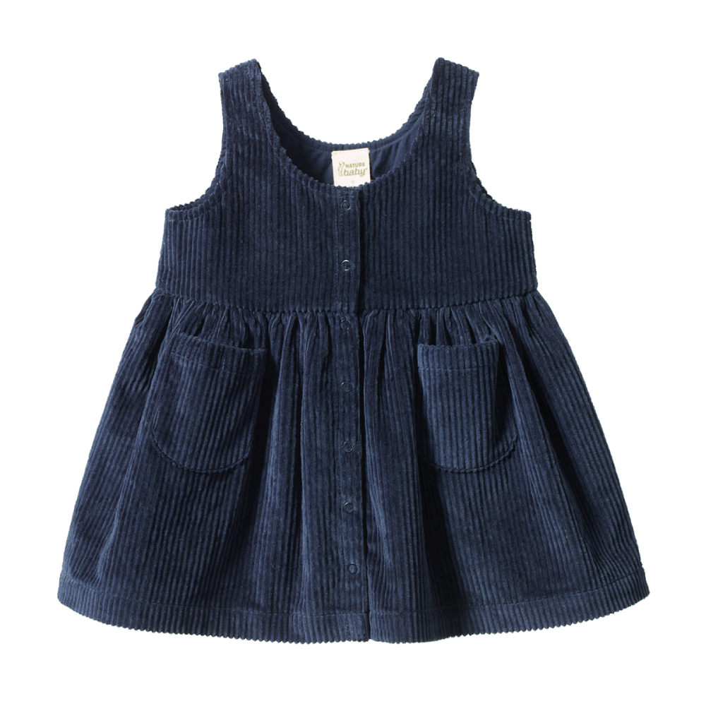 Amelia Pinafore Navy