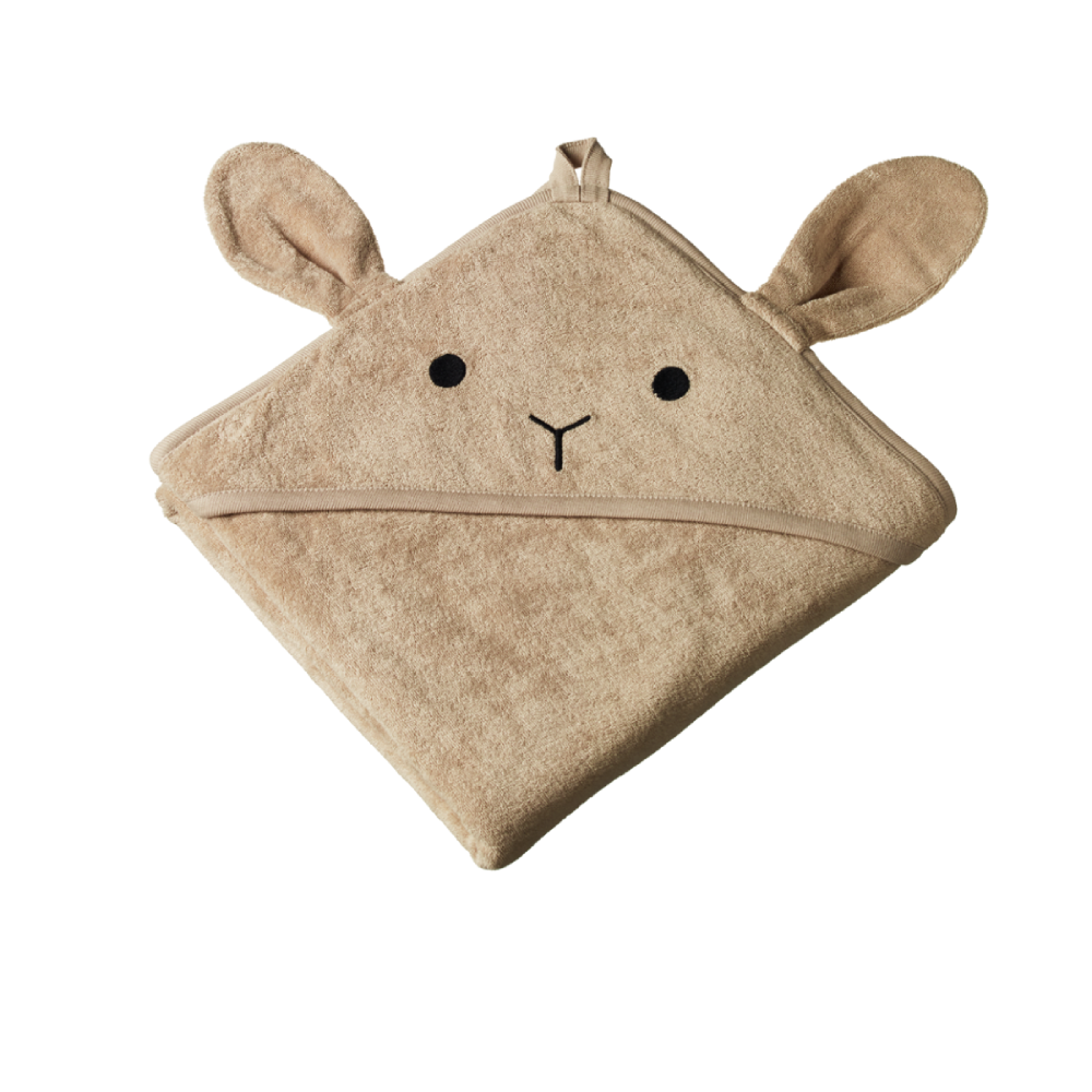 Bunny Hooded Towel Nougat