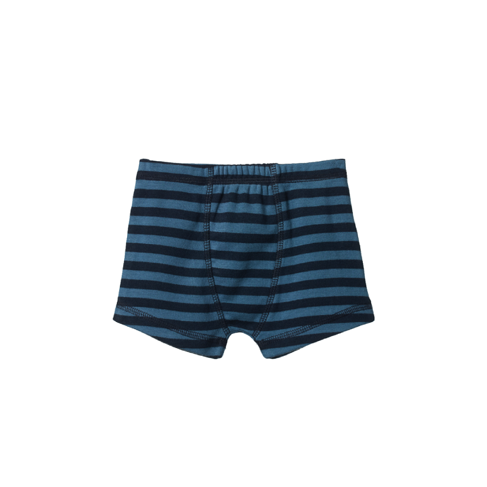 Boxer Shorts Navy Teal Sea Stripe