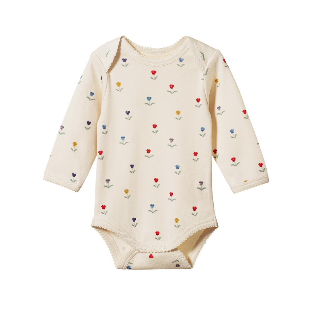 Long Sleeve Bodysuit Delphine Print
