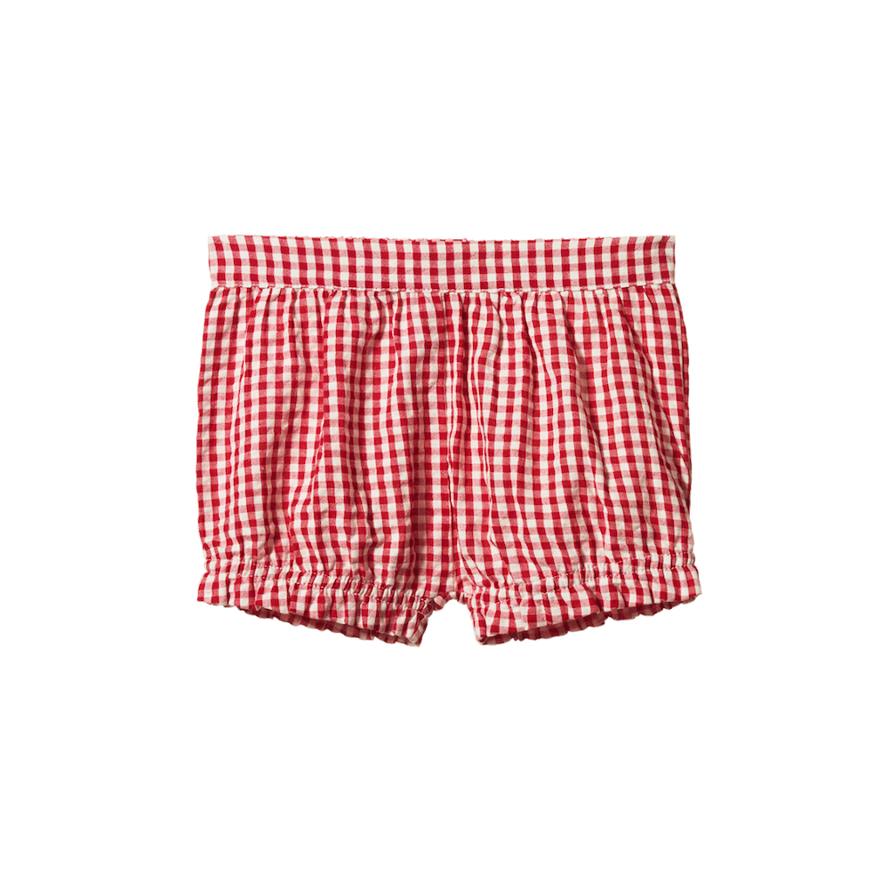 Betty Shorts red Check