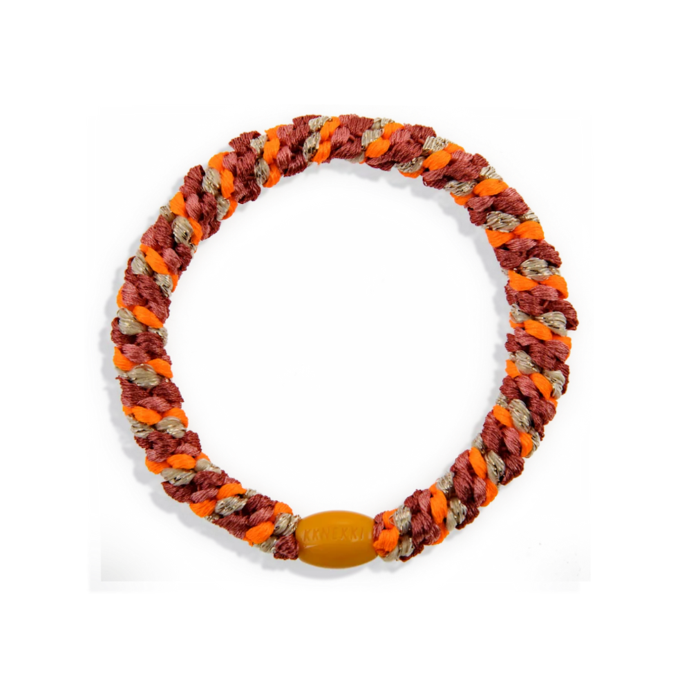 Mix Neon Pomerant Hair Tie