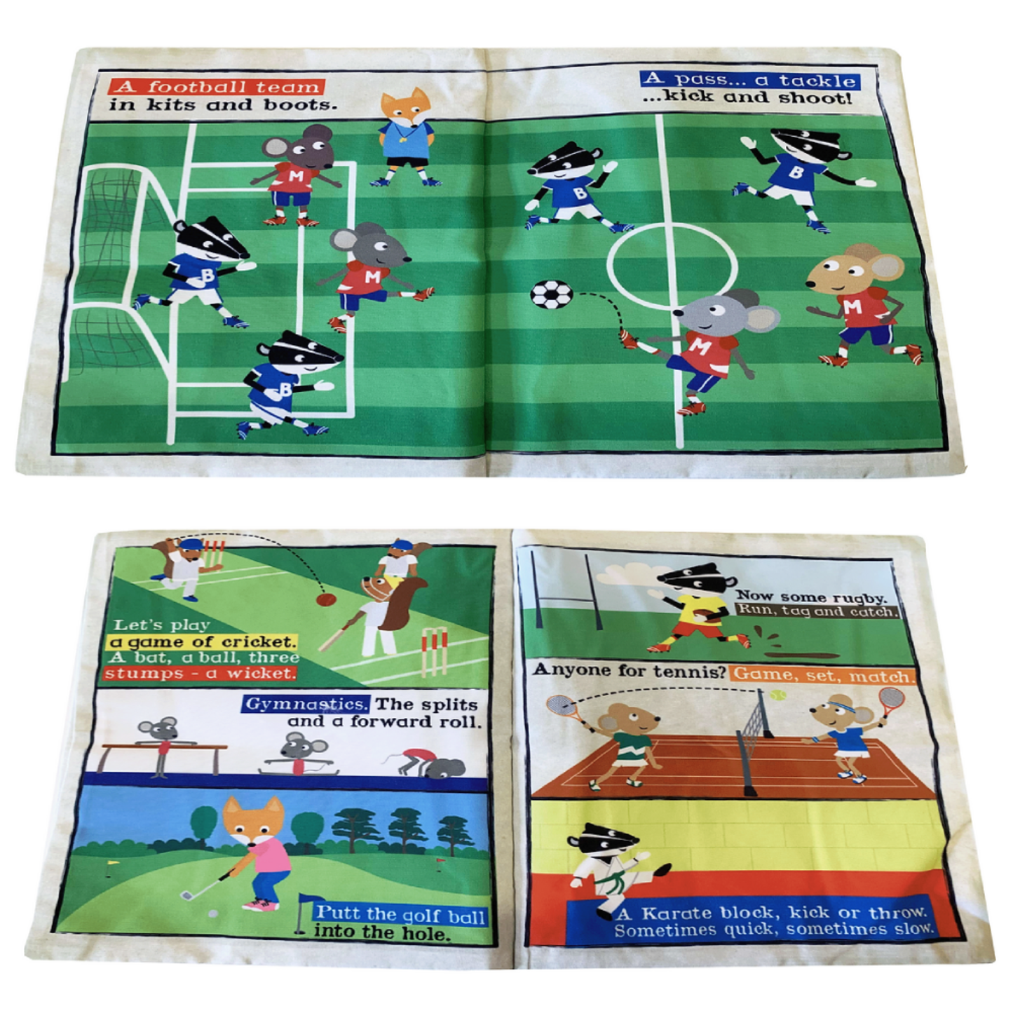 Nursery Times Crinkly Newspaper Sports