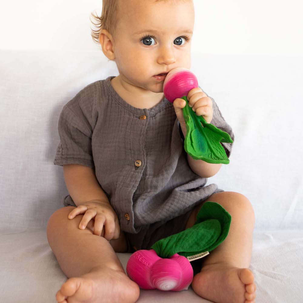 Ramona the Radish Mini Doudou Teether