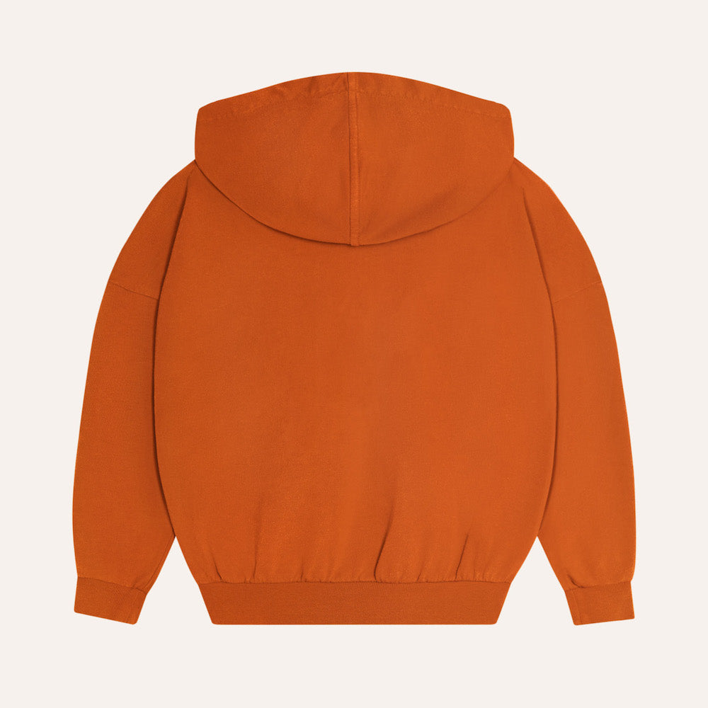 Orange Washed Kids Hoodie