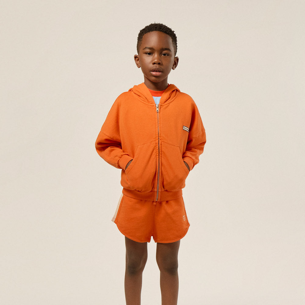 Orange Washed Kids Hoodie