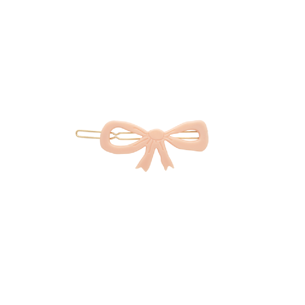 Bow Clip Pastel Pink