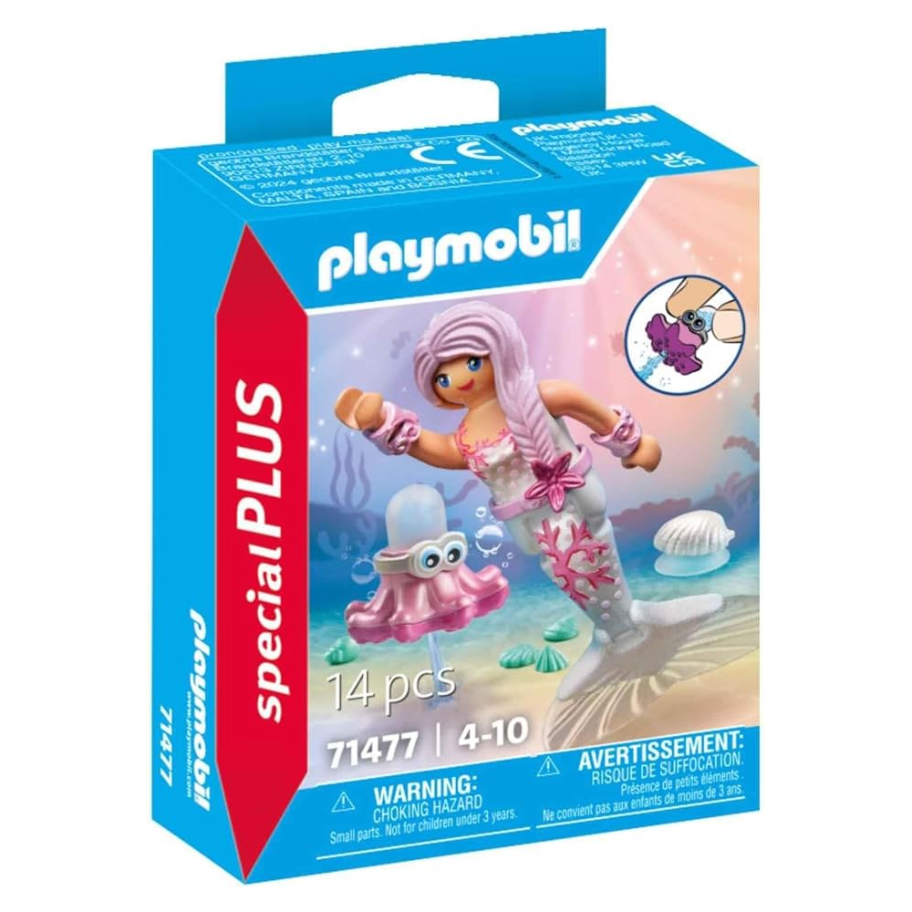Mermaid With Water Spray Octopus