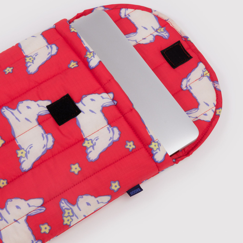 Puffy Laptop Sleeve 16" Bunnies